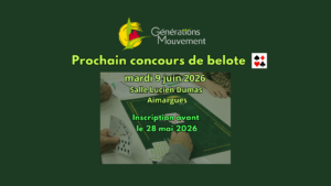 Lire la suite à propos de l’article concours départemental de belote à Aimargues, le mardi 9 juin